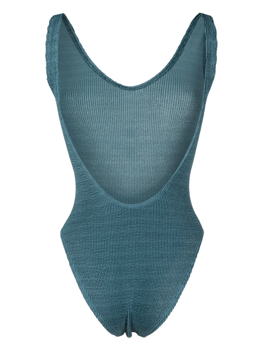 Bond-eye Badpak met open rug - Blauw