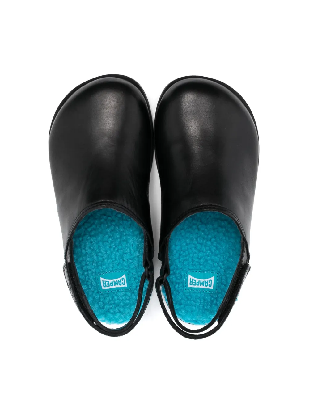 Camper Brutus Leather Sandals In Black