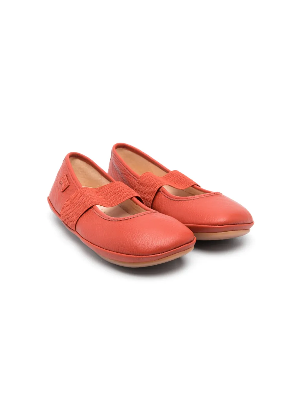 camper kids ballerines right en cuir - rouge