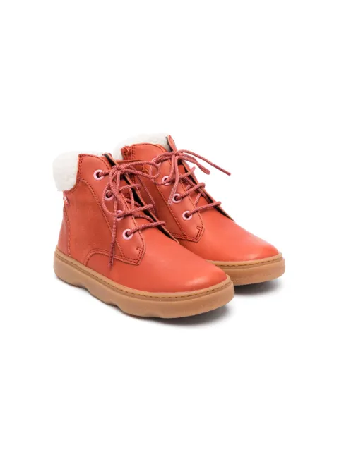 Camper Kids lace-up leather boots