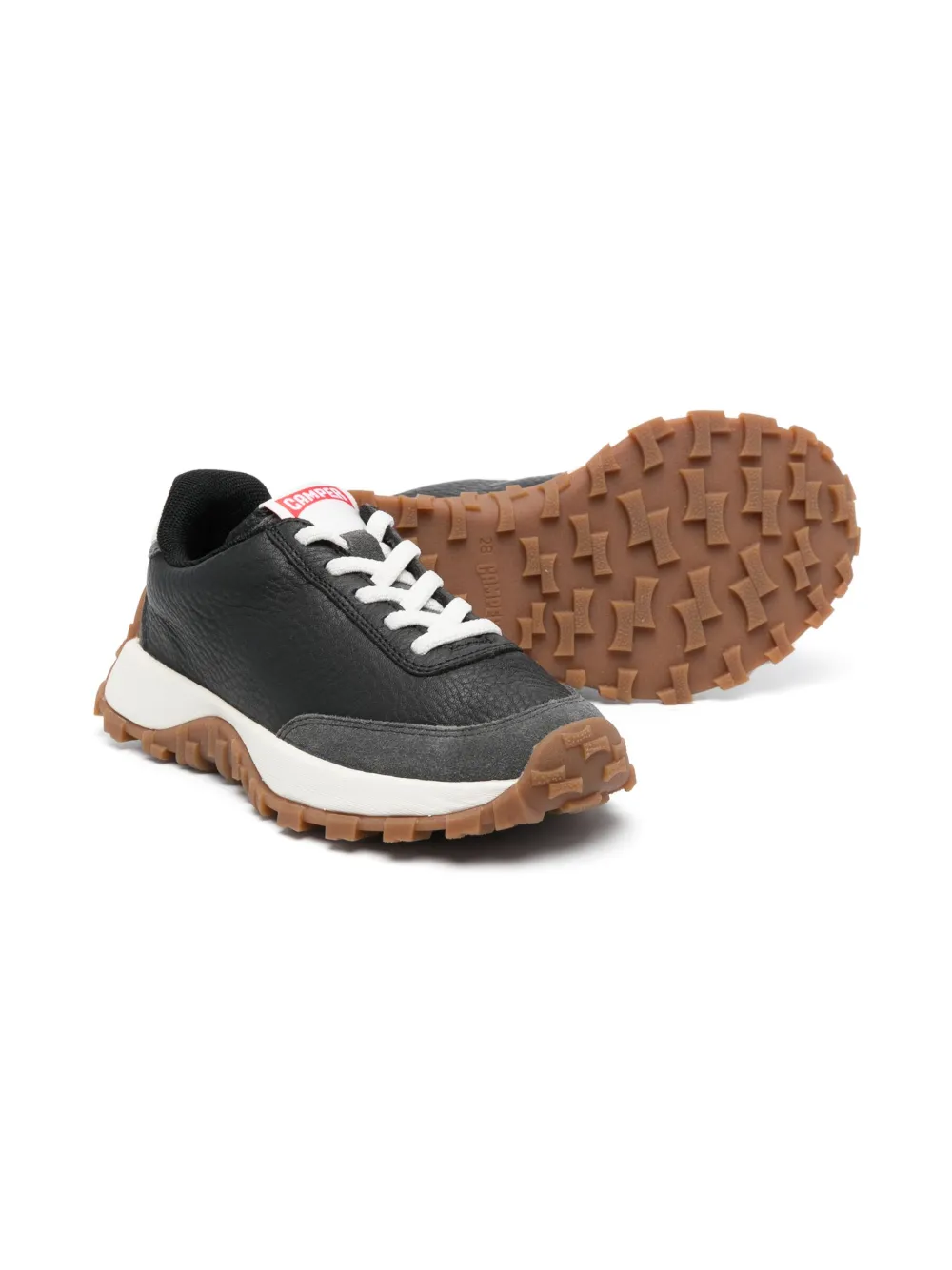 Camper Kids Leren sneakers - Zwart