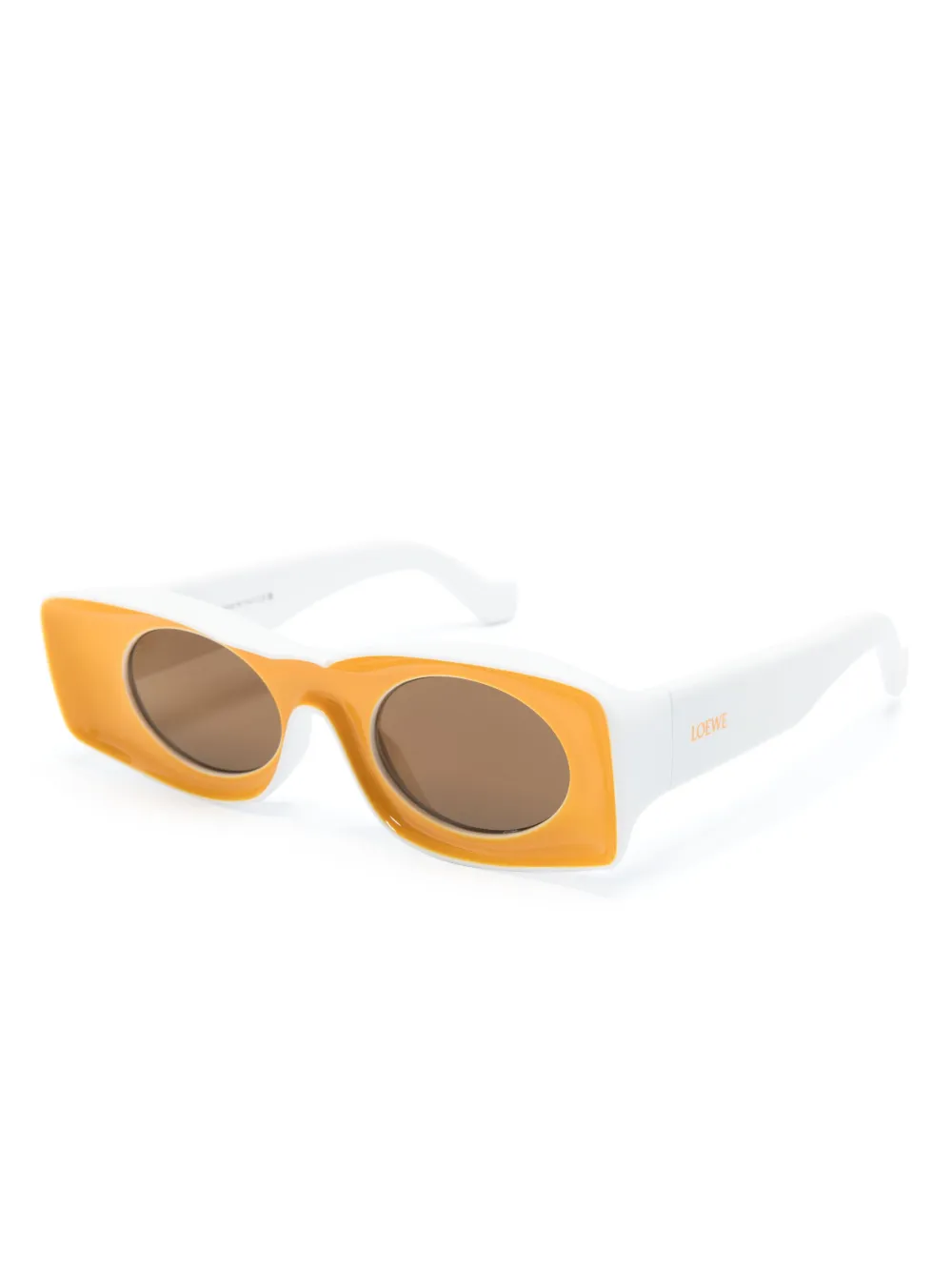 LOEWE EYEWEAR Bril met rechthoekig montuur - Wit