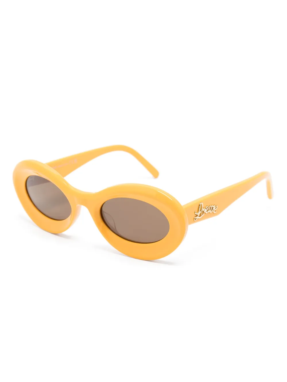 LOEWE EYEWEAR PPaula's Ibiza zonnebril met vierkant montuur - Geel