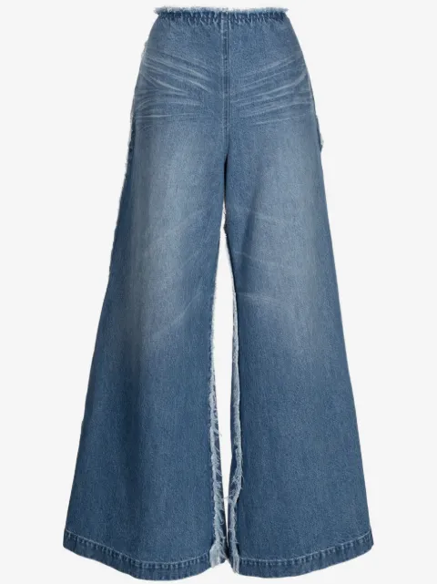 Ground Zero jeans acampanados con parche del logo