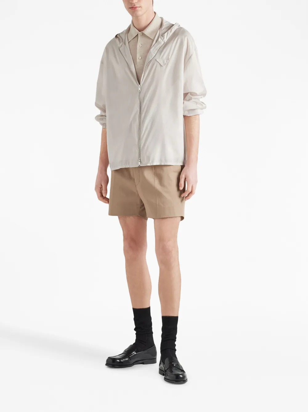 Prada Lichtgewicht jack - Wit