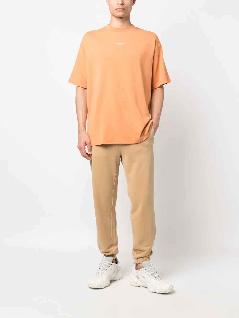 Carhartt WIP logo-patch cotton track pants - Bruin