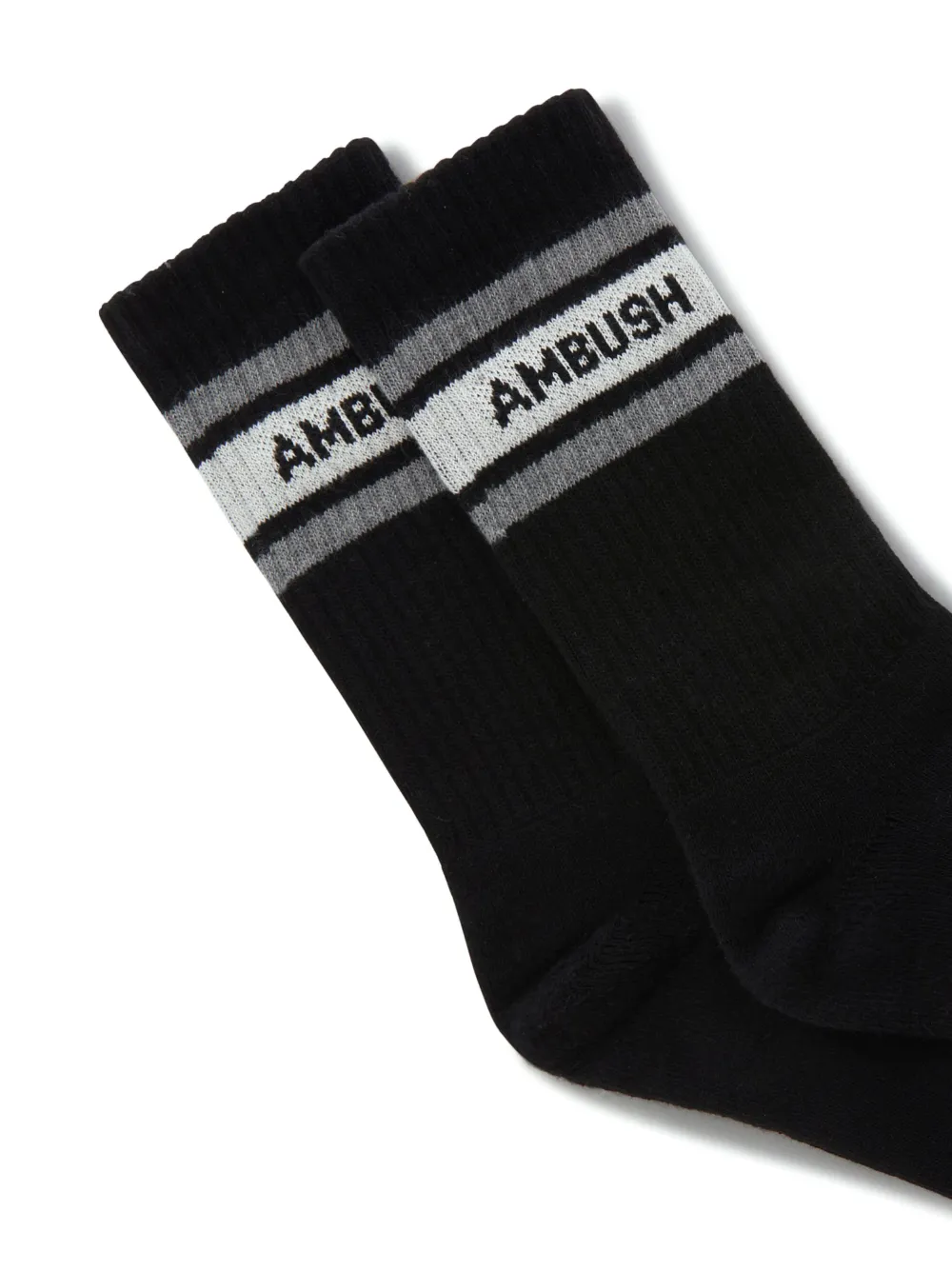 AMBUSH Sokken met logo jacquard - Zwart