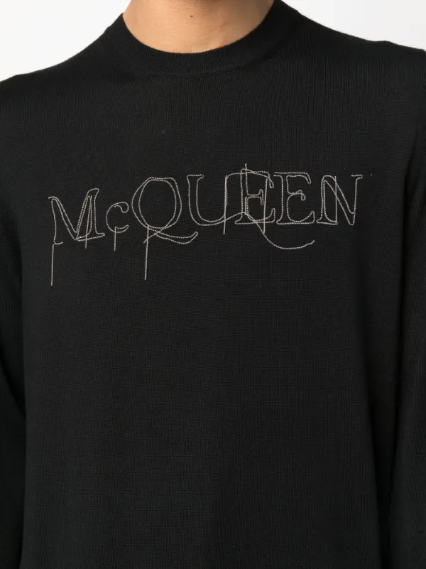 Alexander McQueen ロゴ プルオーバー | ブラック | FARFETCH JP