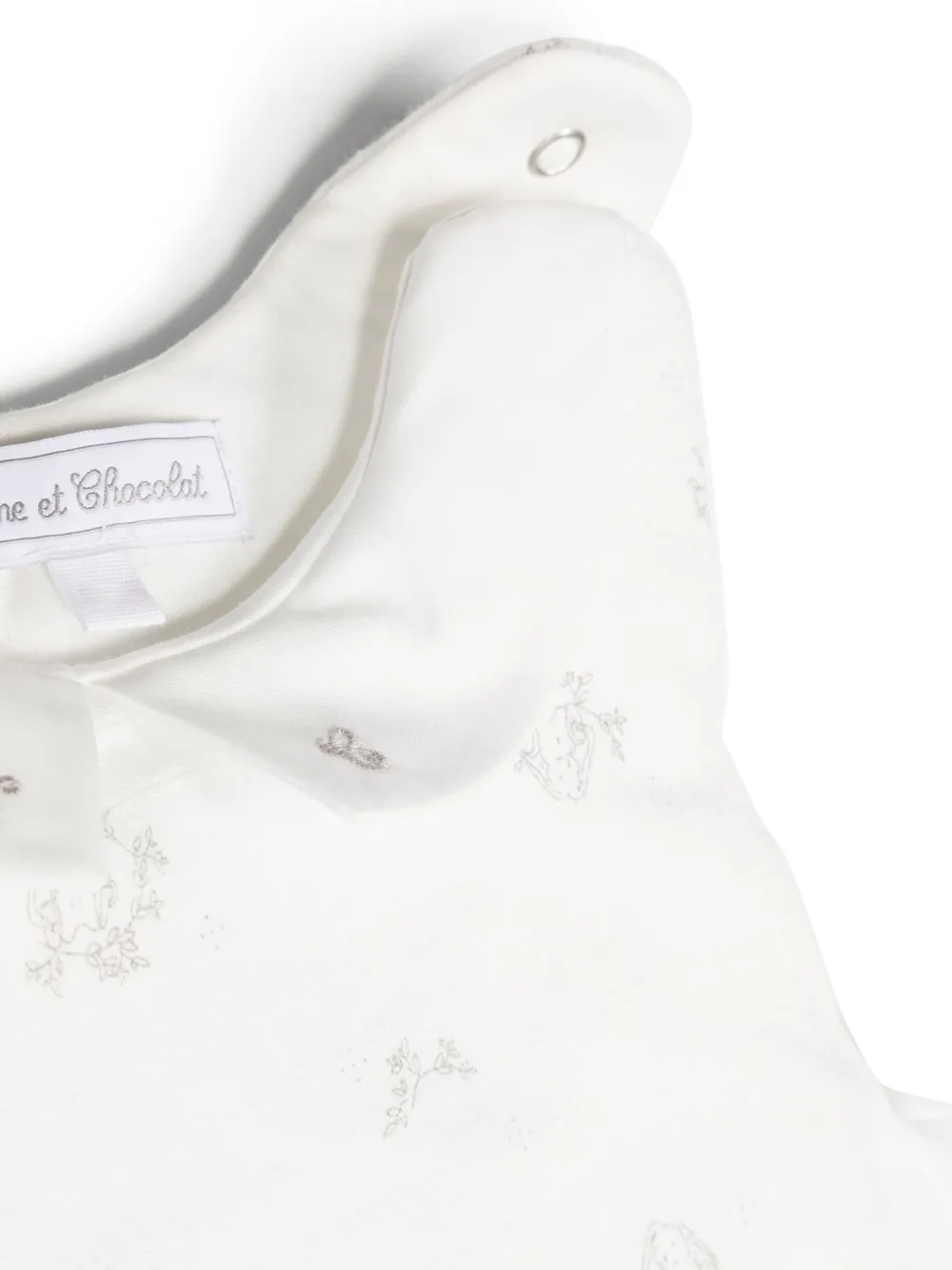 Tartine Et Chocolat floral-print cotton sleep bag - Wit
