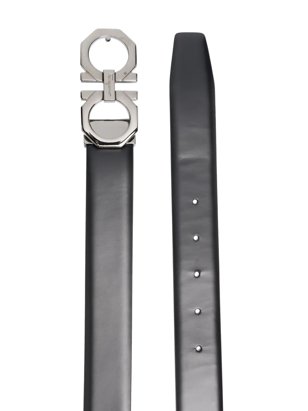 Ferragamo Pre-Owned Omkeerbare riem - Zwart