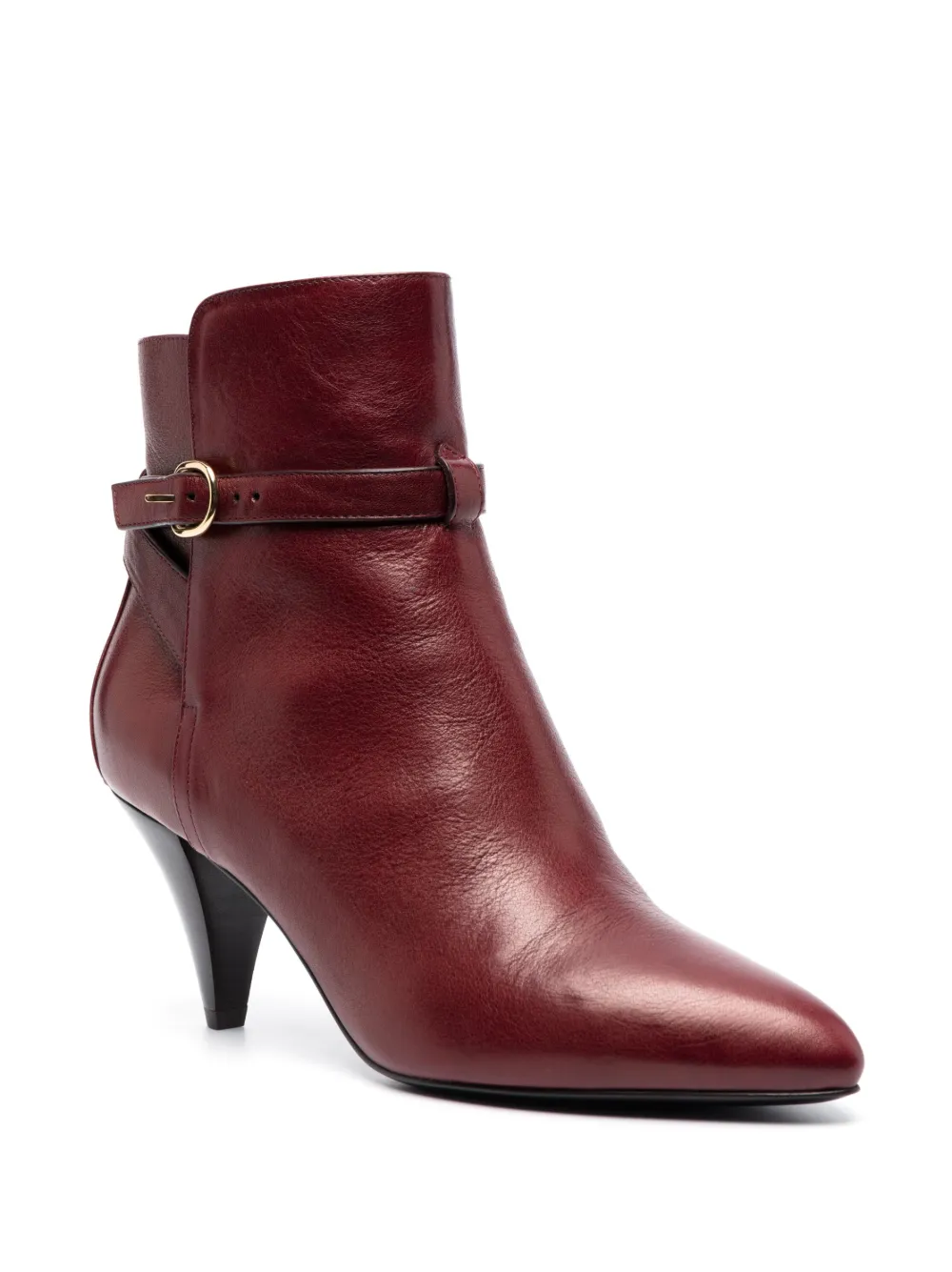 Céline Pre-Owned Pre-owned enkellaarzen met puntige neus - Rood