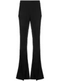 AMBUSH high-waisted wool split trousers - Black