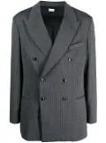 Random Identities double-breasted coat - Grey