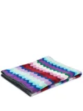 Missoni Home Chantal printed cotton towel - Blue
