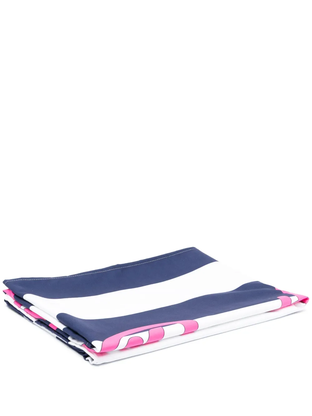 Mc2 Saint Barth Aidan Logo-print Beach Towel In White