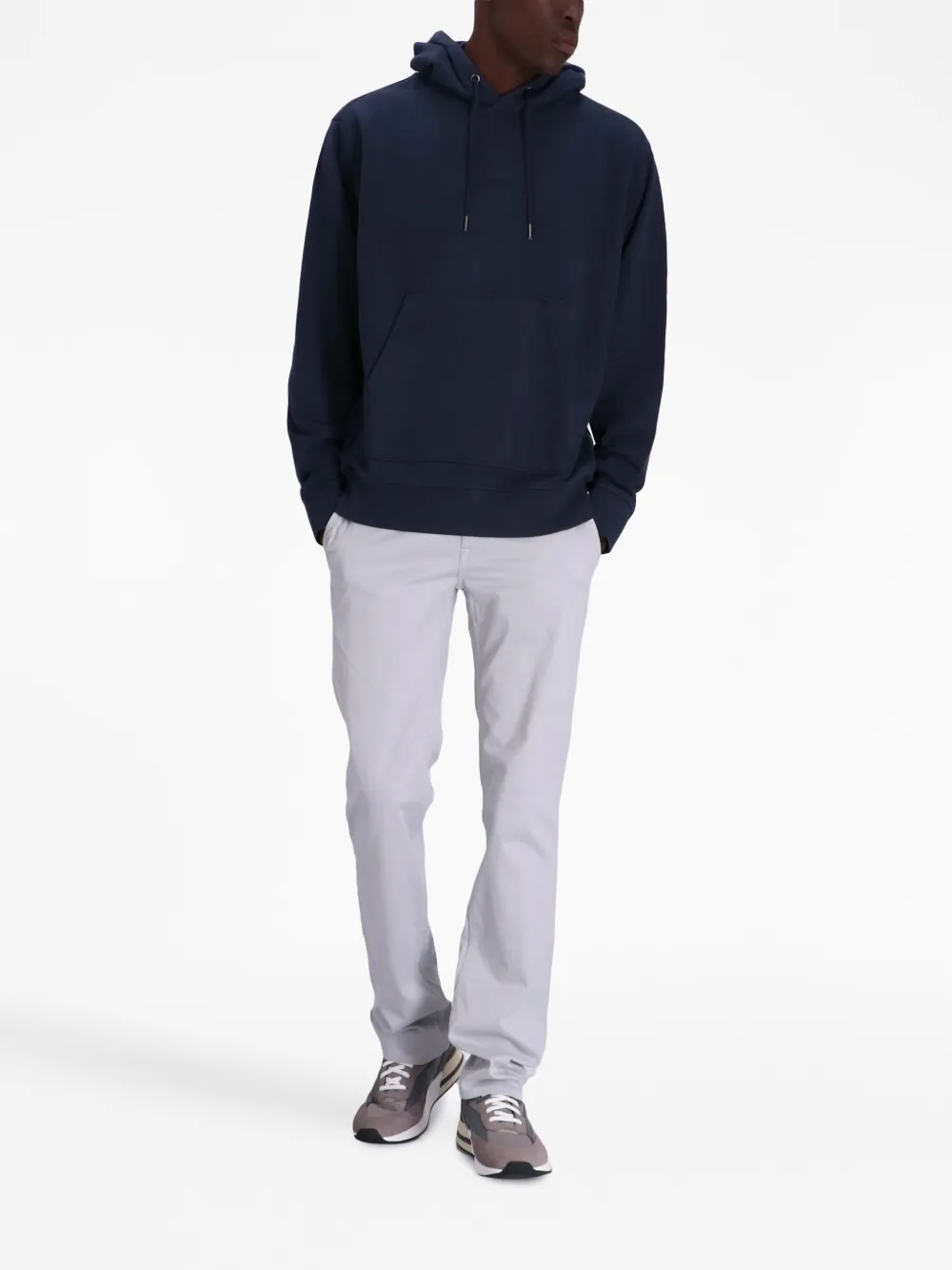 BOSS Hoodie met logoprint - Blauw