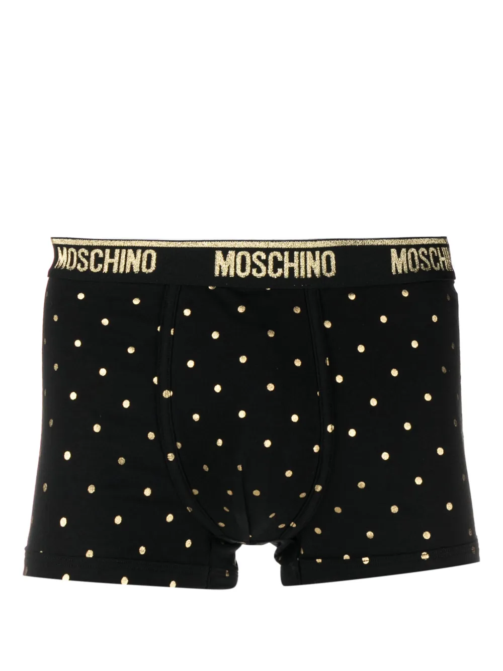 Moschino polka-dot T-shirt and briefs set (set of two) - Zwart