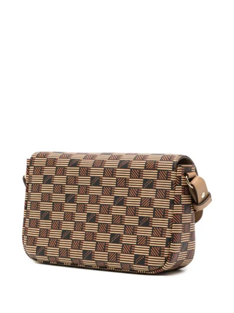 Moreau monogram-print leather shoulder bag CROISETPMPRCALF - 2