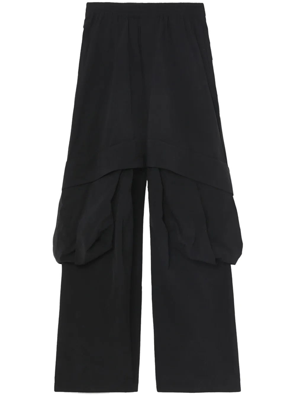 We11done cargo-pockets flared trousers