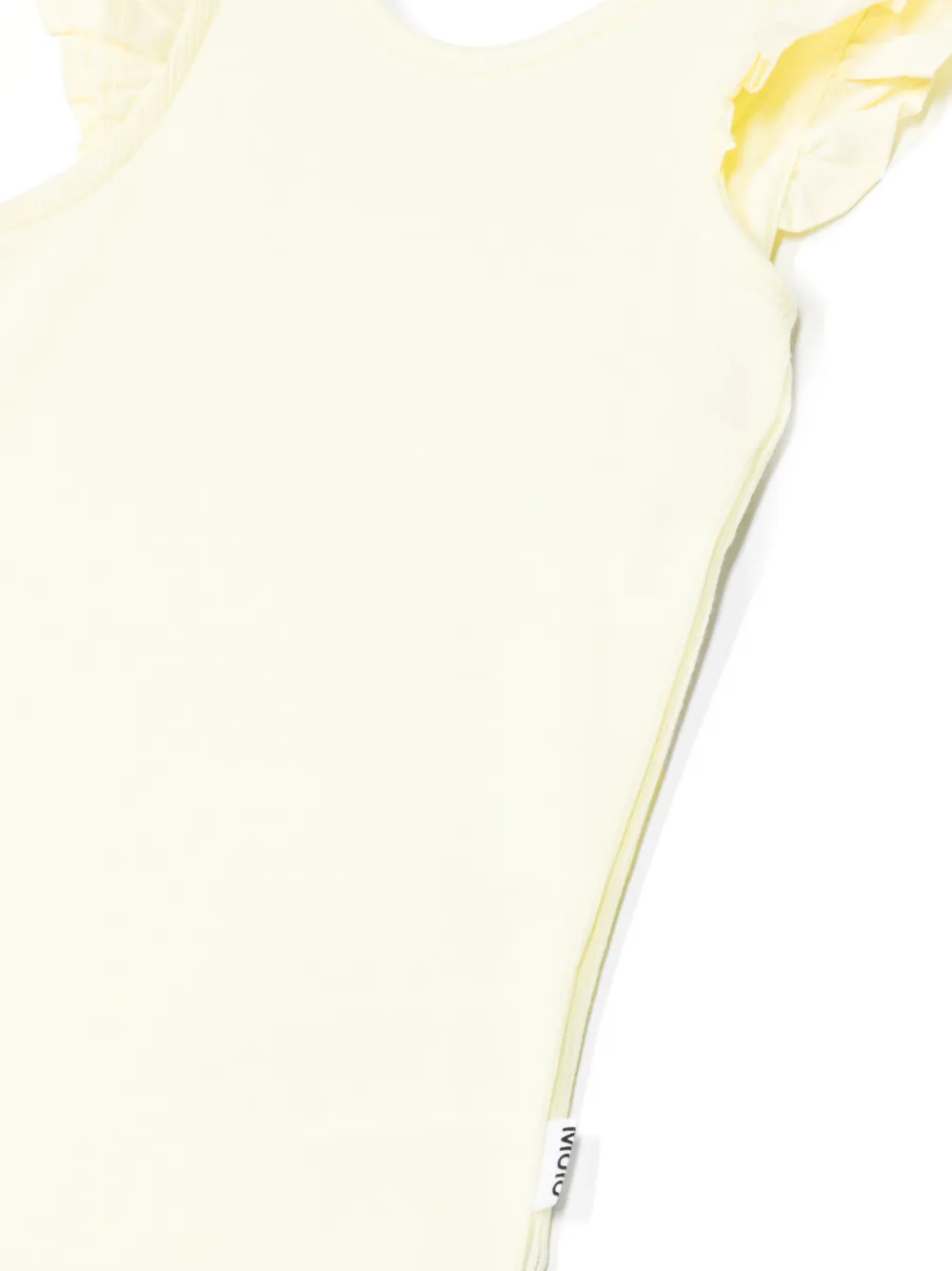 Molo Ruffled Sleeveless Top In Yellow