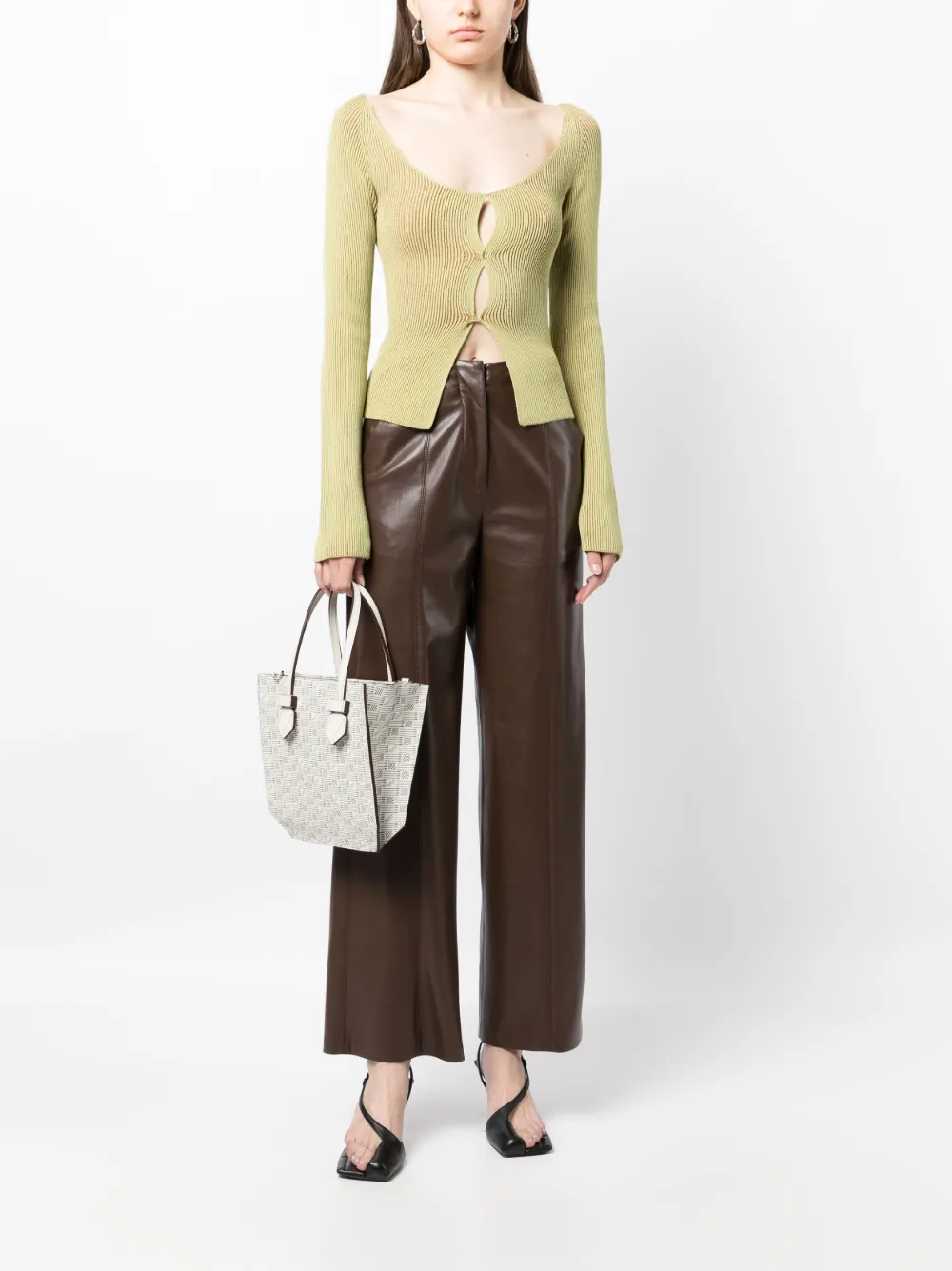 Moreau Bregancon kleine shopper - Wit