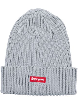 Supreme Overdyed rib-knit Beanie | Grey | FARFETCH