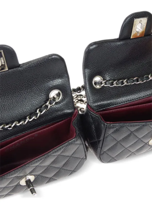 CHANEL Pre Owned 2011 Twin Classic Flap Bag Farfetch