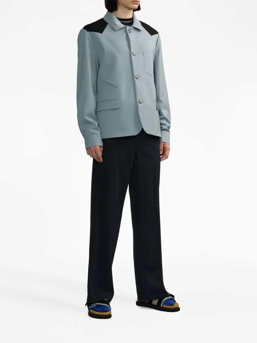 Kiko Kostadinov Button-up blazer - Blauw