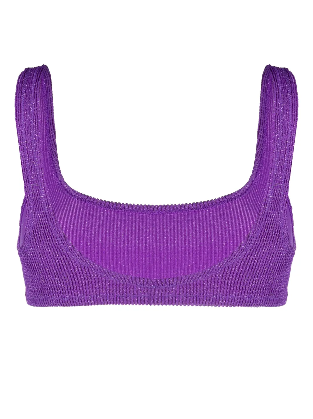 MC2 Saint Barth Naima ruched bikini top - Paars