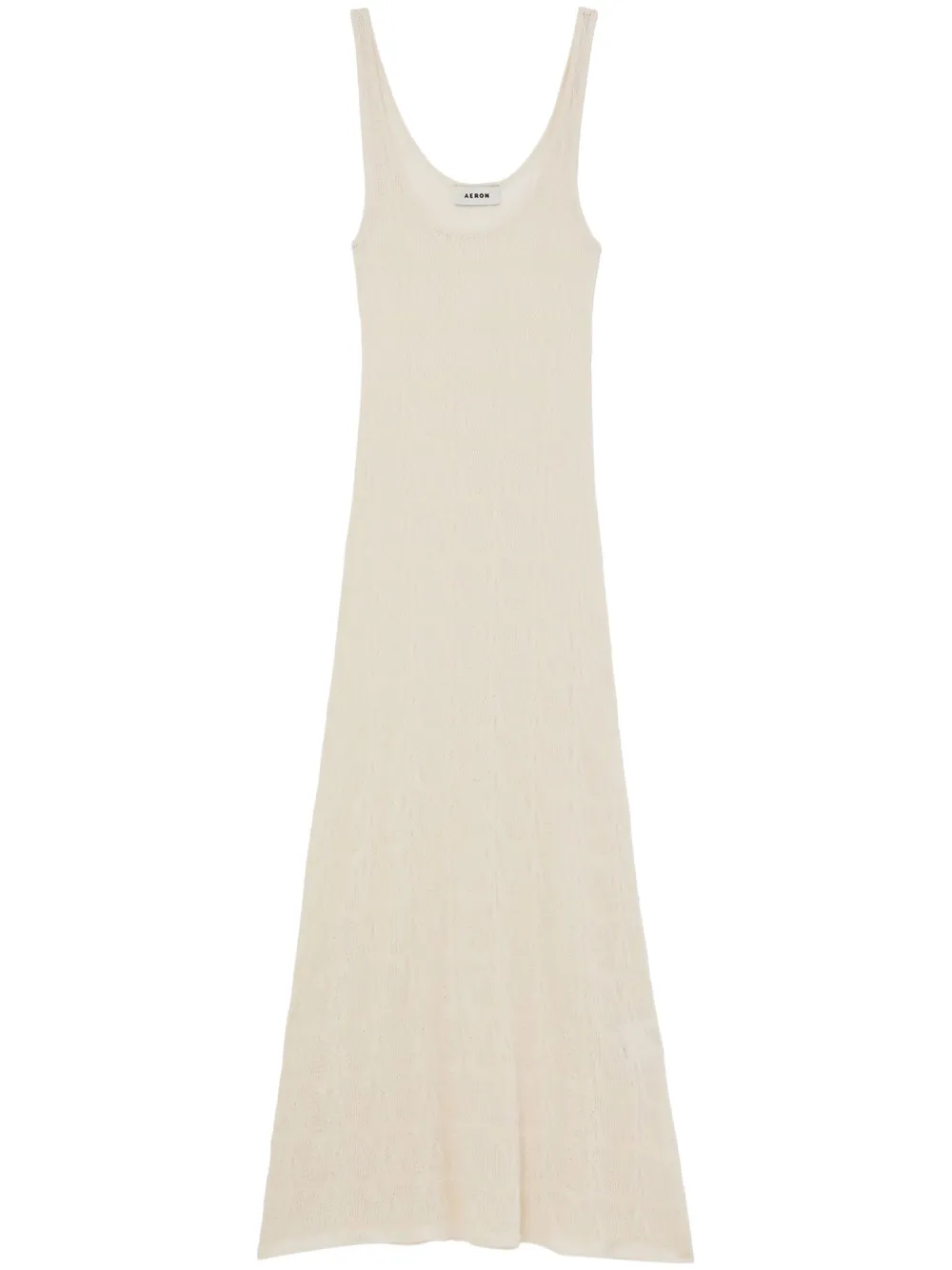 AERON semi-sheer panelled maxi dress
