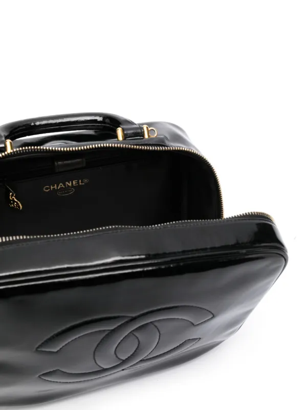 Vintage chanel patent leather bag on sale