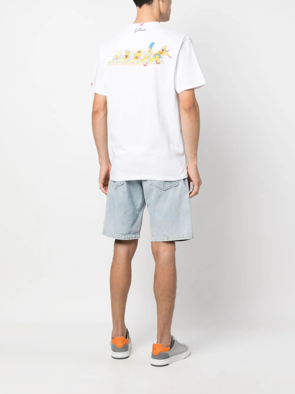 MC2 Saint Barth x The Simpsons cotton T-short - Wit