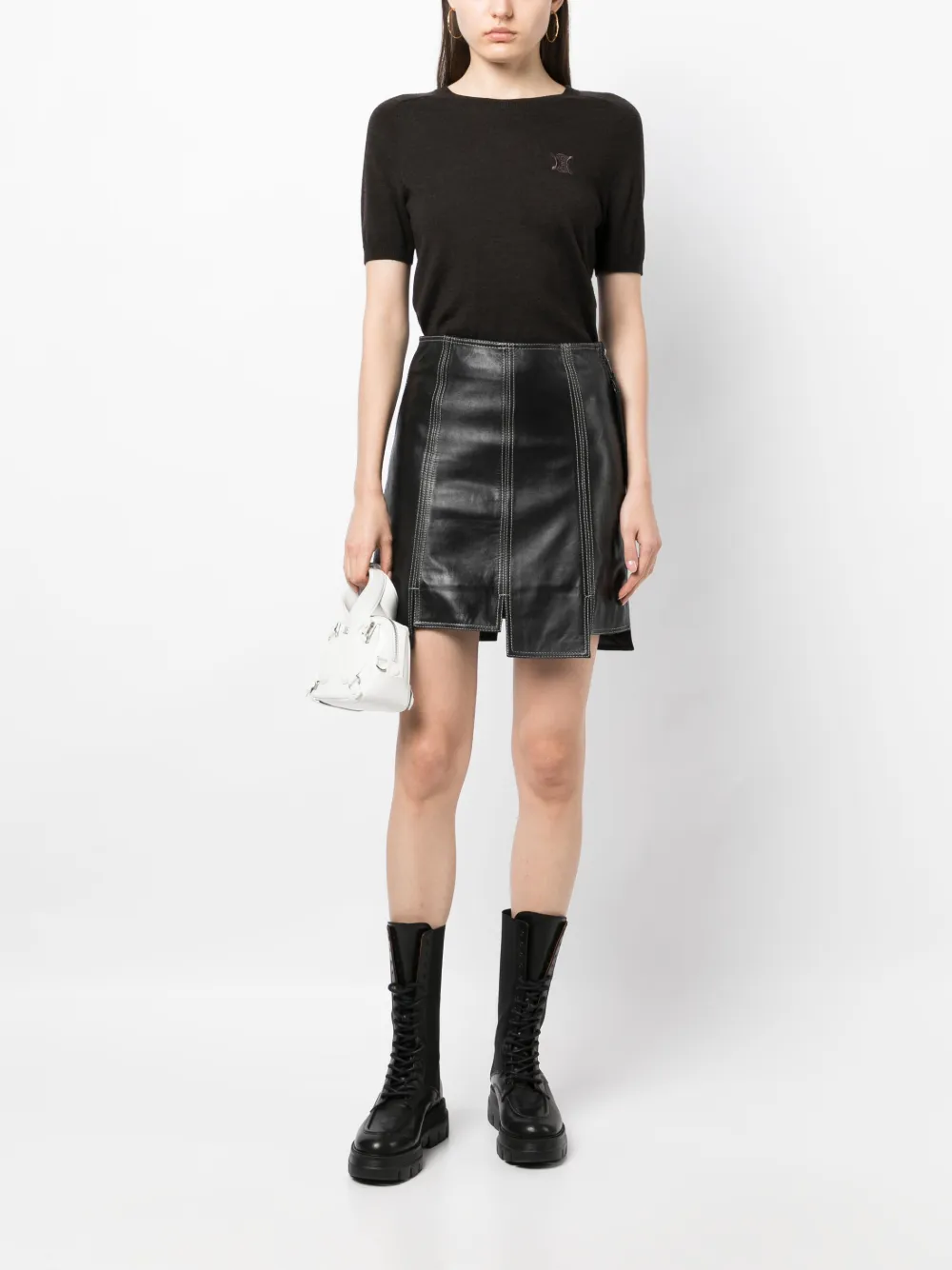 Céline Pre-Owned 1990-2000 cropped top - Zwart