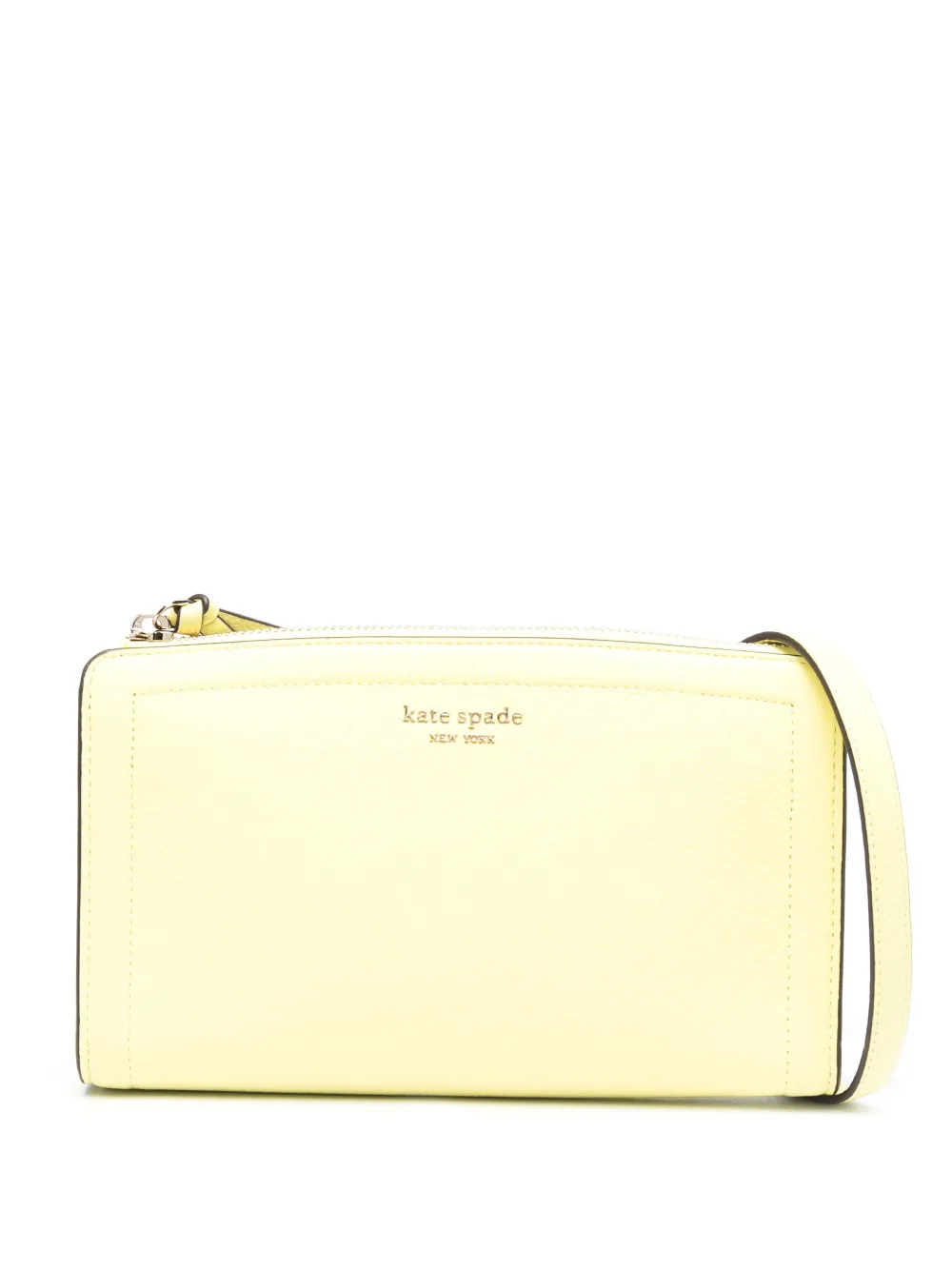Yellow kate spade wallet sales