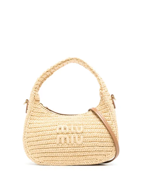 Miu Miu Borsa tote con applicazione