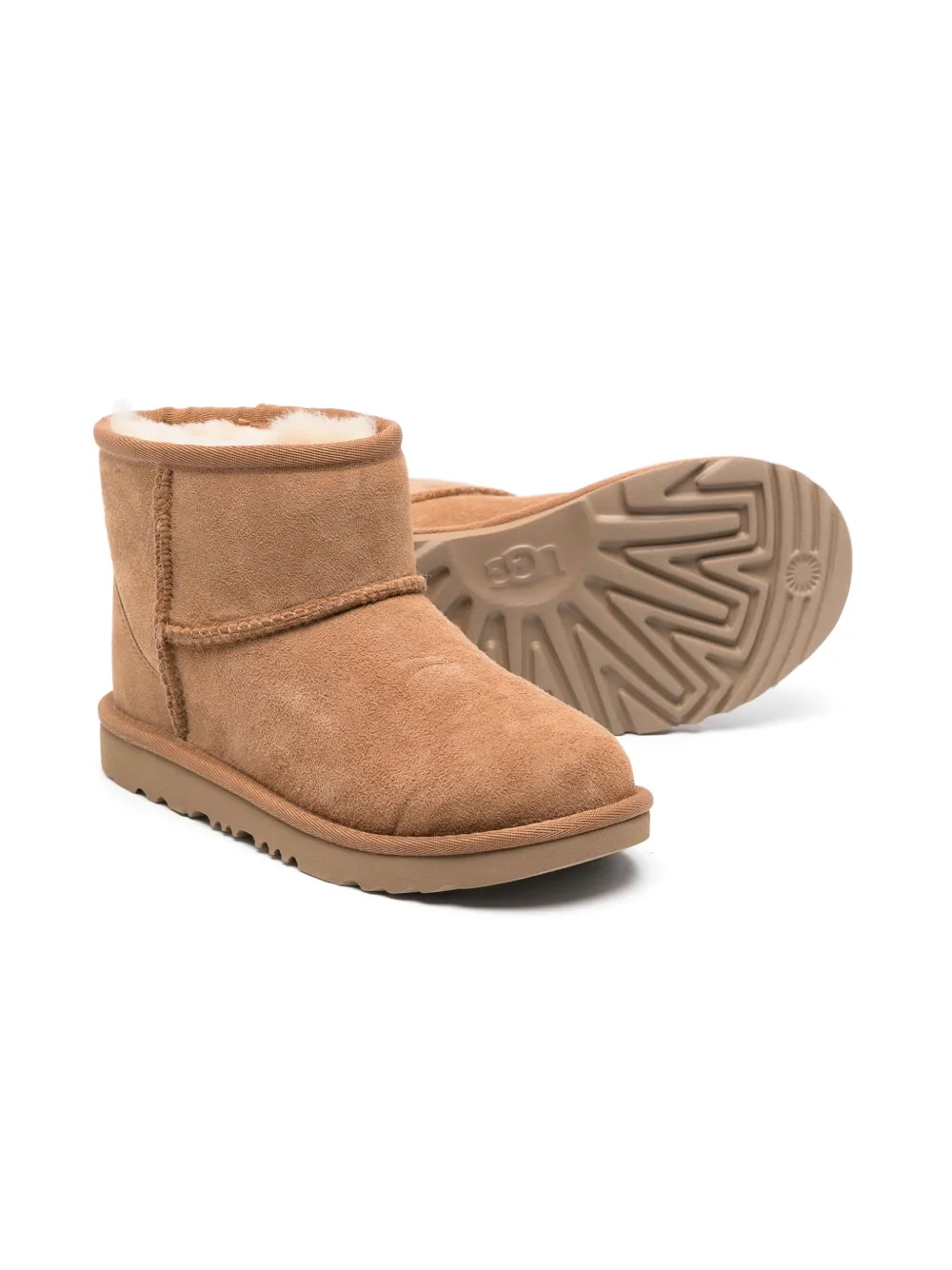 UGG Kids Classic Mini II suede boots - Bruin