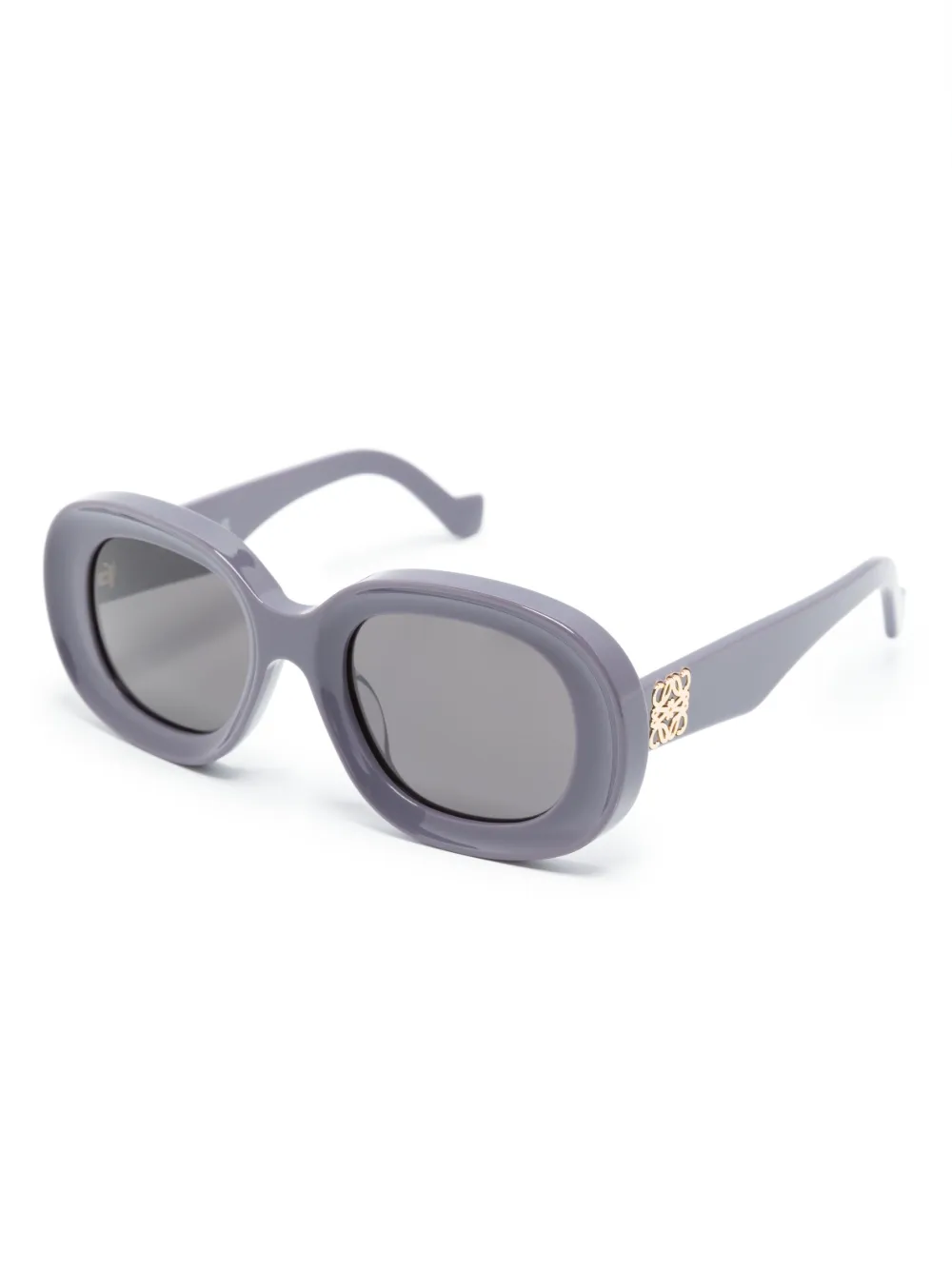 LOEWE EYEWEAR Zonnebril met rond montuur - Paars