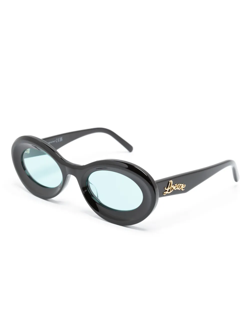 LOEWE EYEWEAR Zonnebril met rond montuur - Zwart