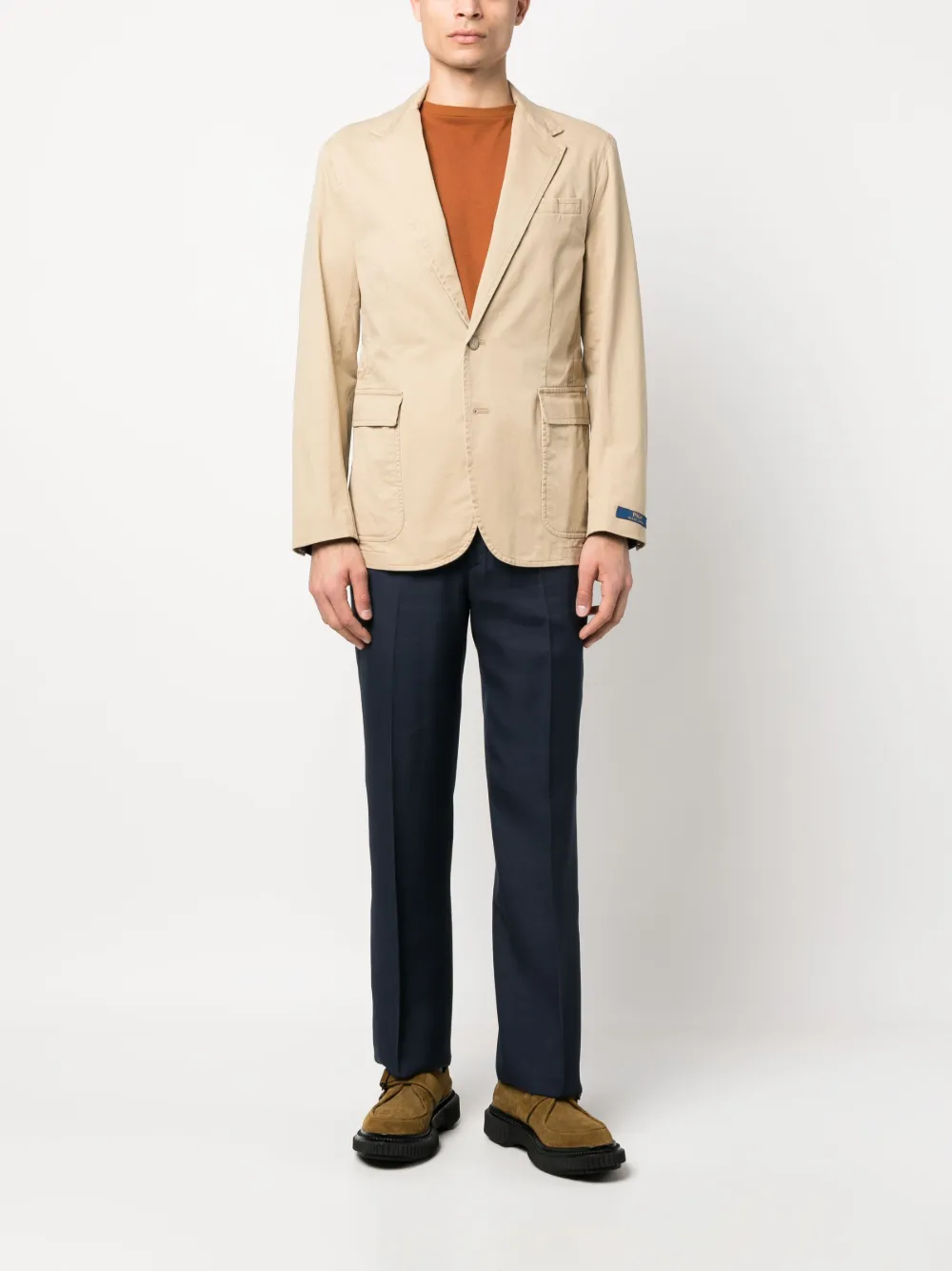 Lardini straight-leg tailored trousers - Blauw