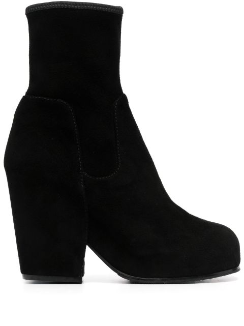 Random Identities 90mm suede ankle boots