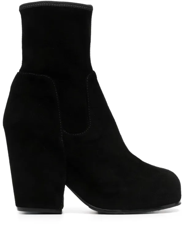靴 Random Identities leather heel boots RANDOM IDENTITIES BOOT-01 WORKER LEATHER BOOT BLACK | 50%OFF