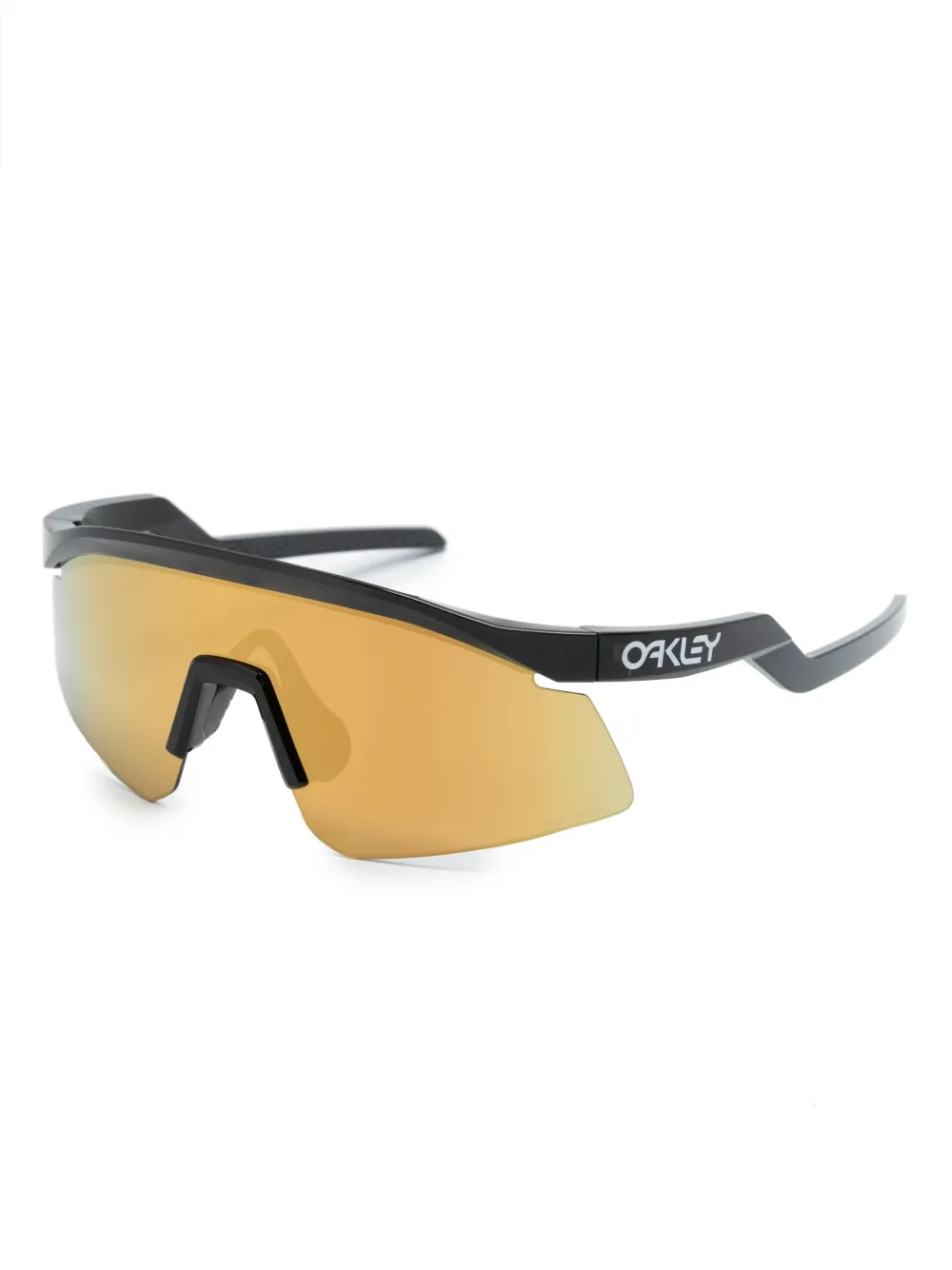 Oakley logo-print oversize sunglasses - Zwart