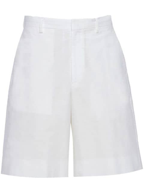 Prada triangle-logo bermuda shorts