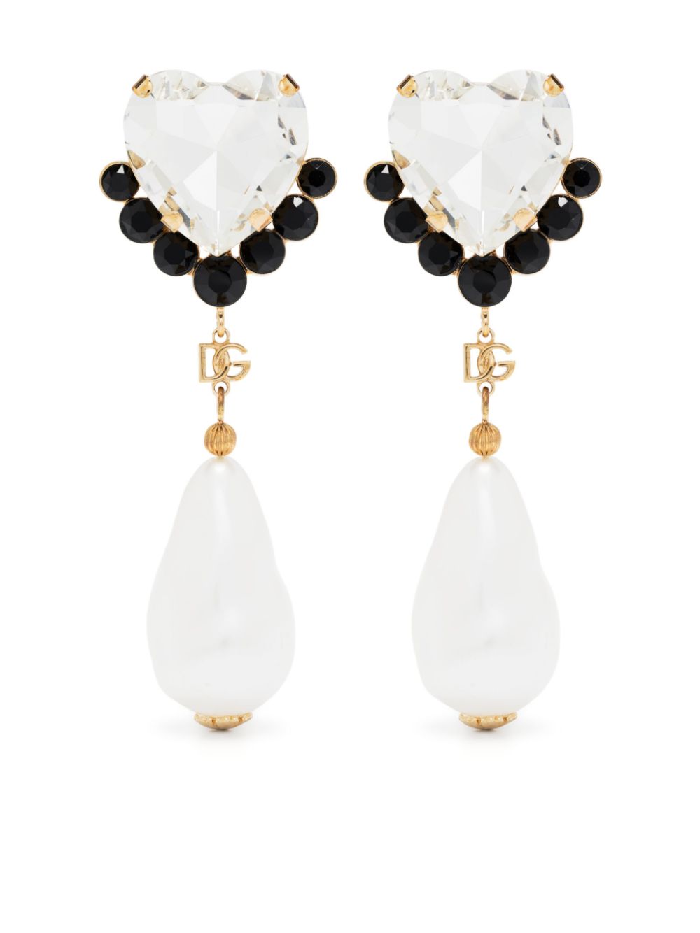 Dolce & Gabbana logo-embossed Drop Earrings - Farfetch