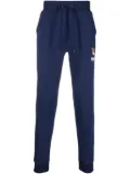Moschino logo-patch track pants - Blue