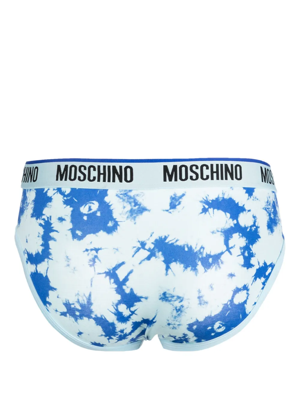 Moschino Teddy Bear logo-waistband briefs - Blauw