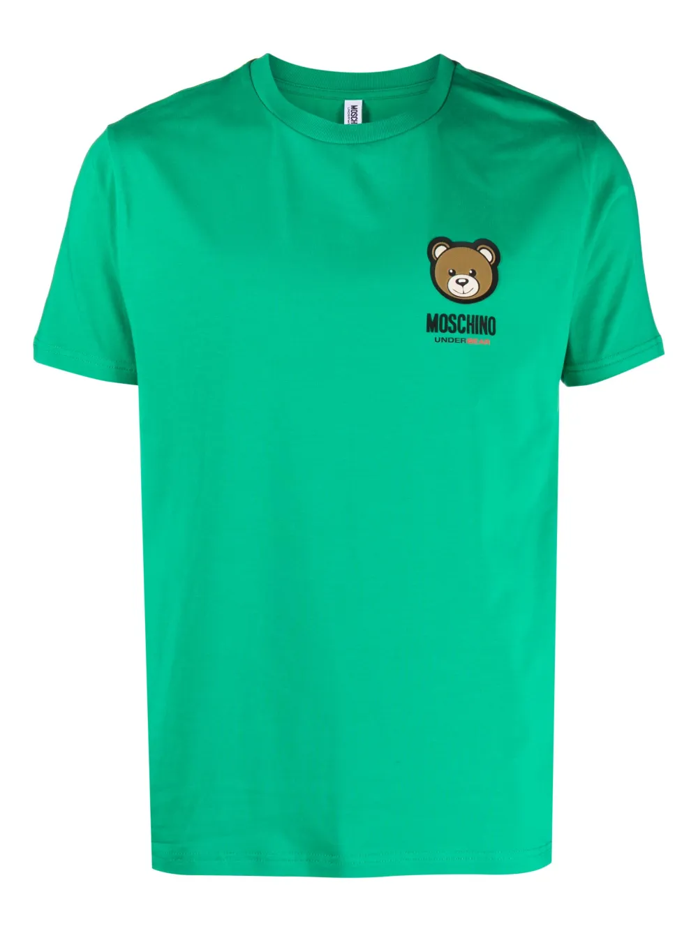 Moschino T-shirt met teddybeerpatch Groen