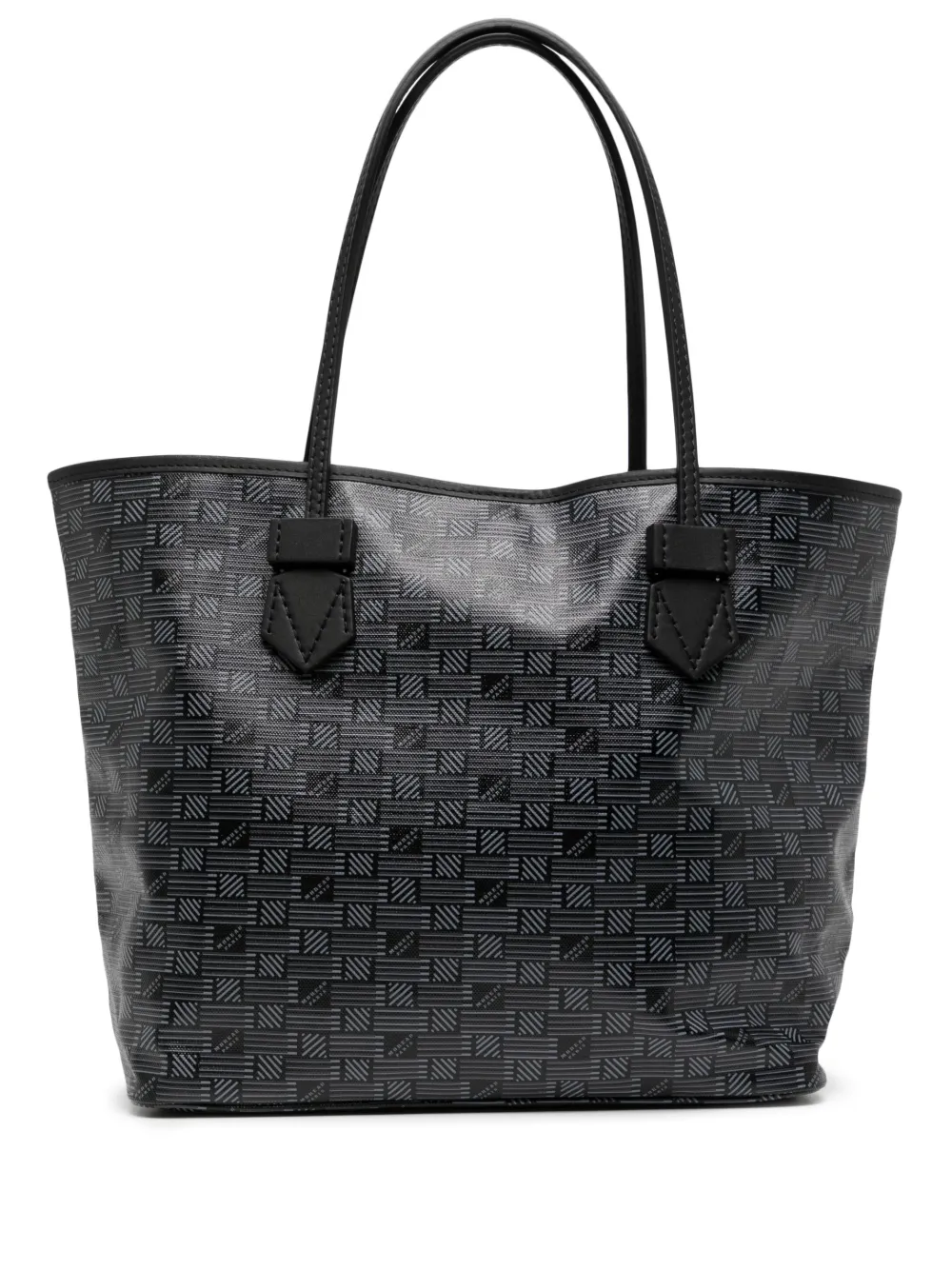 Moreau sac cabas à motif monogrammé | noir | Image 1