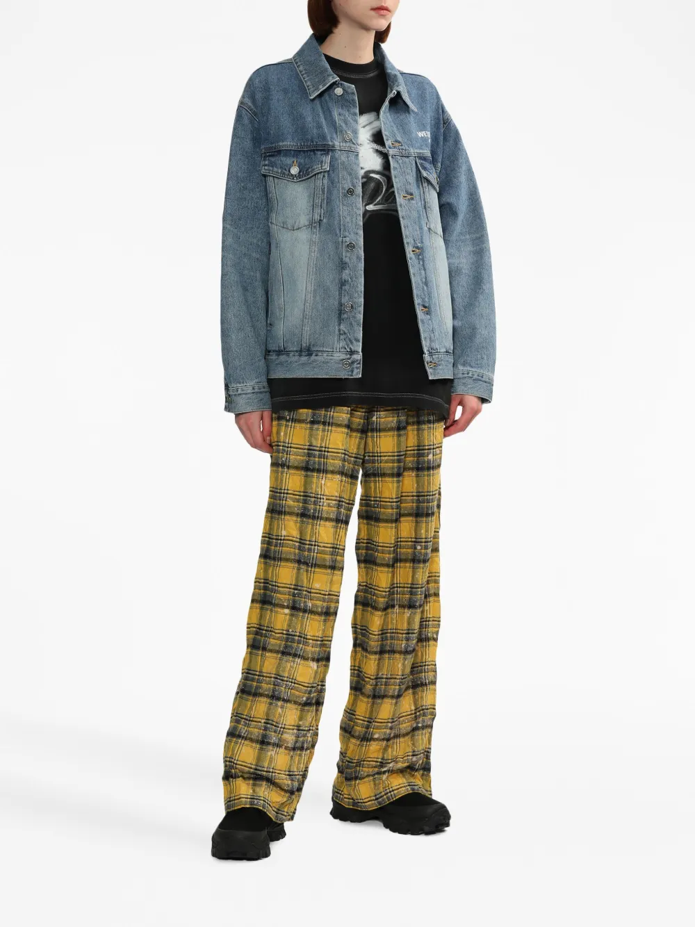We11done Denim jack - Blauw