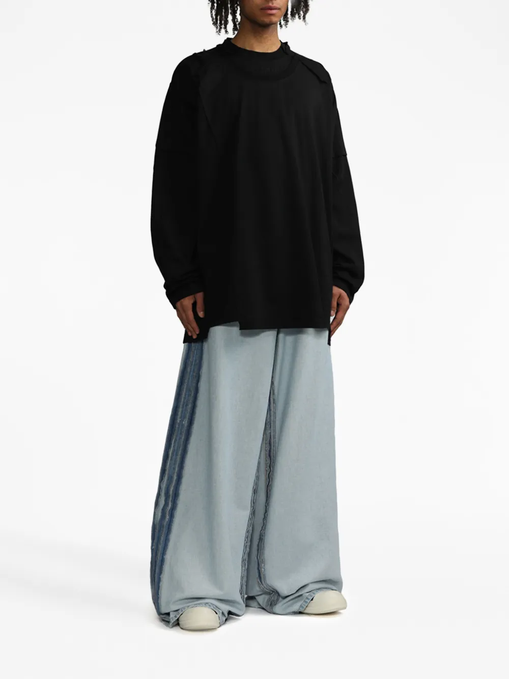 VETEMENTS Jeans met wijde pijpen - Blauw